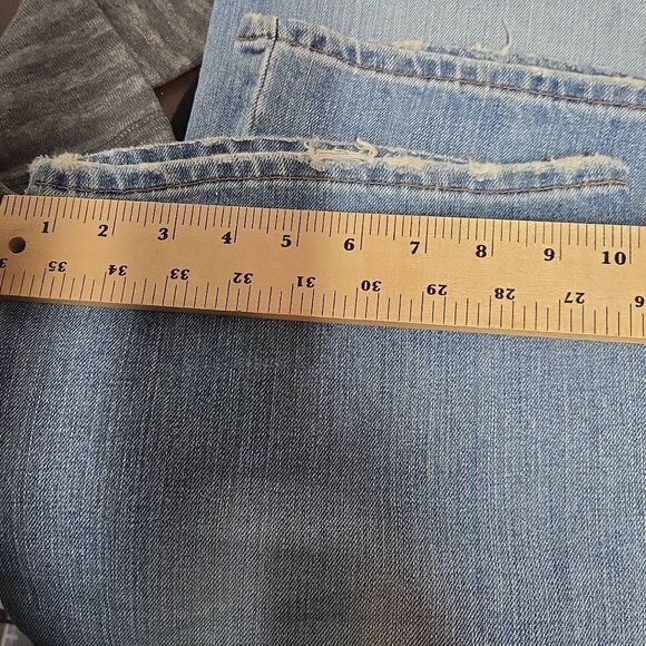 Vintage Levis 567 Jeans Mens 34x34 Blue Loose Bootcut Pants Baggy Y2K (32x32) - Picture 14 of 15